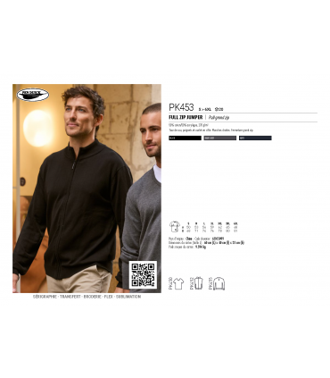 Gilet fin zippé homme