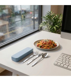 Sets de 3 couverts en acier inoxydable