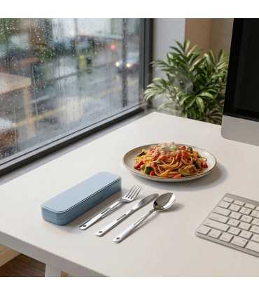 Sets de 3 couverts en acier inoxydable