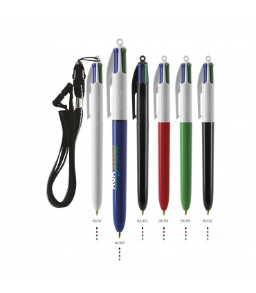 Stylo BIC® 4 Couleurs personnalisable
