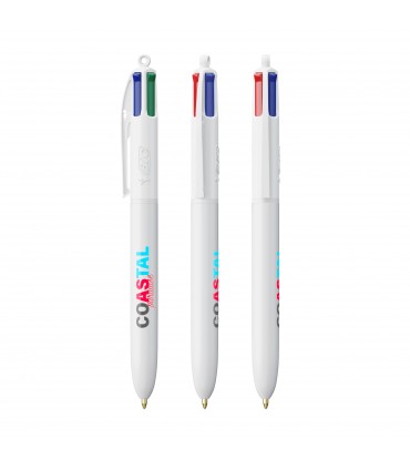 Stylo BIC® 4 Couleurs ECO personnalisable – Stylo publicitaire recyclé