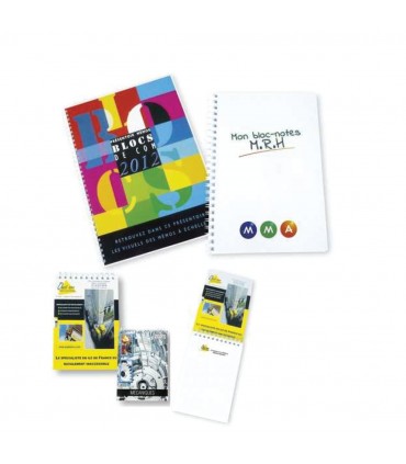 Carnets à spirales création