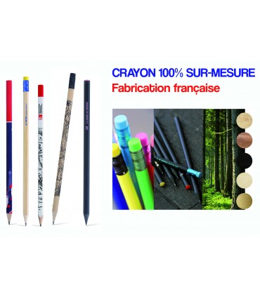 Crayon à papier 100% sur-mesure