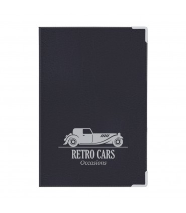 Porte-carte grise imitation cuir