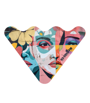 Éventail en polypropylène à la forme personnalisable