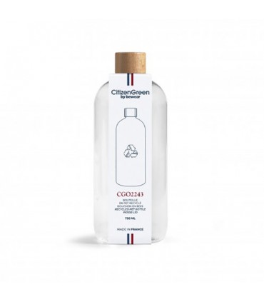 Bouteille 750ml PET 100% recyclée