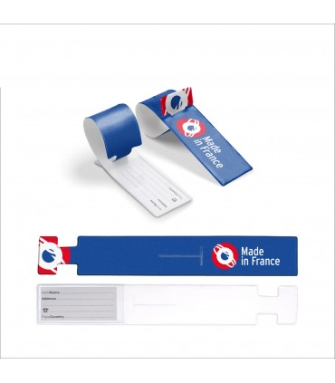 Etiquette à bagages française
