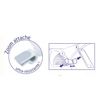 Support smartphone universel voiture en matière recyclée personnalisable