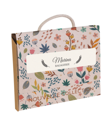 Valisette carton recyclé