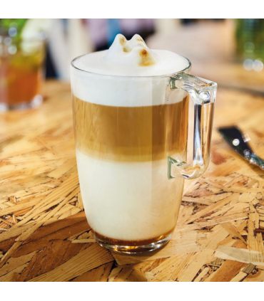 Mug en verre 40 cl français