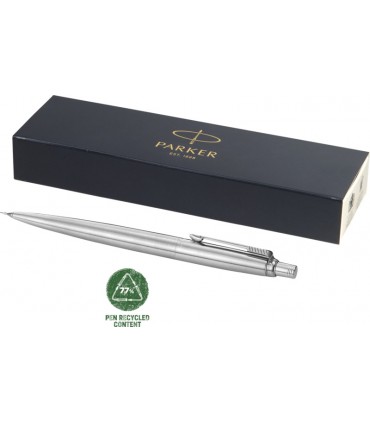 Porte-mines PARKER® Jotter en acier inoxydable personnalisable avec gomme intégrée (mine 0,5 mm)