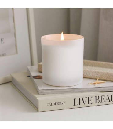 Bougie en verre fabrication française 140 gr