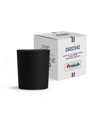 Bougie en verre fabrication française 140 gr