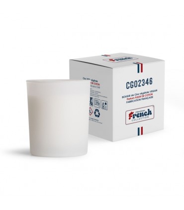 Bougie en verre fabrication française 200 gr