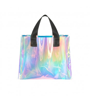 Sac holographique personnalisable effet irisé - petit format