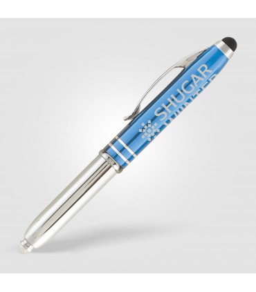 Stylo bille multifonction personnalisable avec lampe led