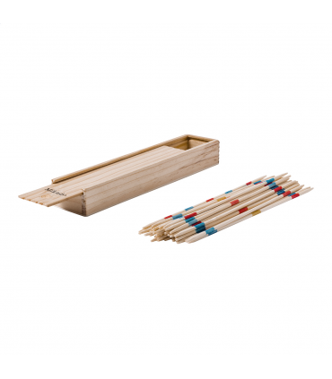 Jeu de Mikado en bois personnalisable avec coffret