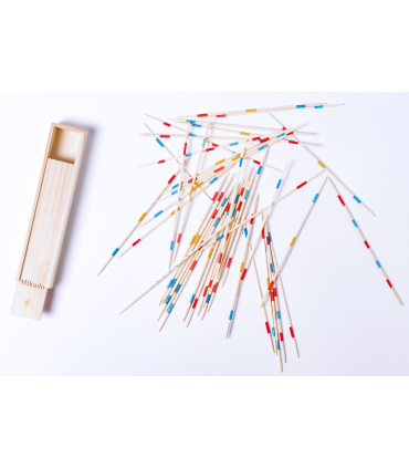 Jeu de Mikado en bois personnalisable avec coffret