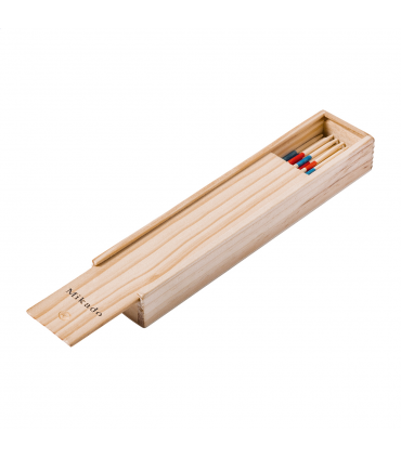 Jeu de Mikado en bois personnalisable avec coffret