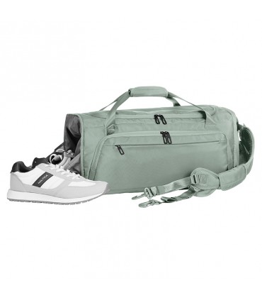 Sac de sport et voyage publicitaire recyclé HALFAR® avec fonction sac à dos – 42 L