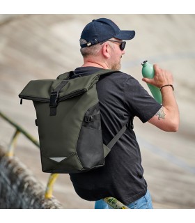 Sac à dos ordinateur publicitaire recyclé HALFAR® ORBIT – 20 L