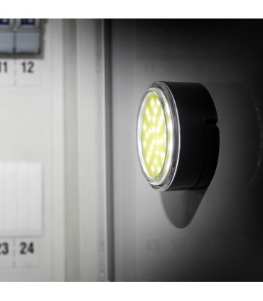 Lampe rechargeable publicitaire METMAXX® compacte avec support magnétique