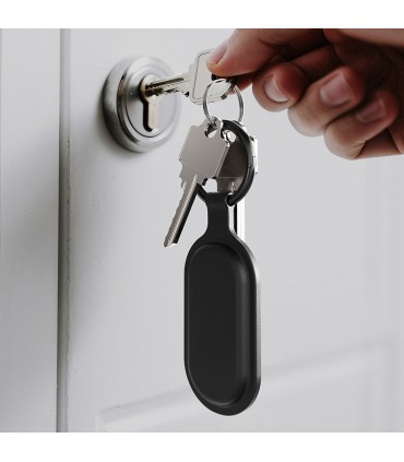 Traceur porte-clés connecté publicitaire METMAXX® avec localisation smartphone