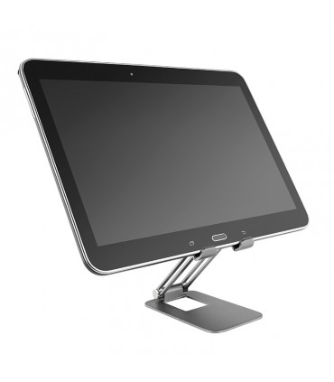 Support téléphone et tablette publicitaire pliable METMAXX® en aluminium