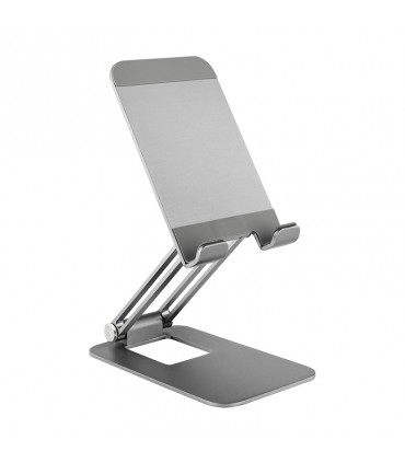 Support téléphone et tablette publicitaire pliable METMAXX® en aluminium