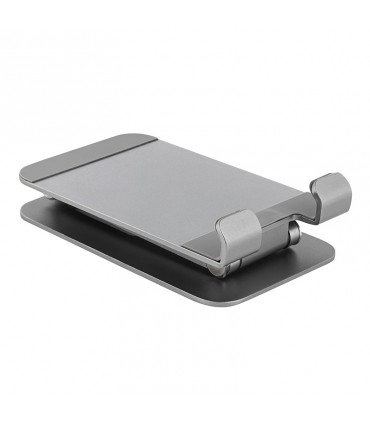 Support téléphone et tablette publicitaire pliable METMAXX® en aluminium