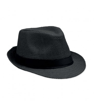 Chapeau de soleil en paille synthétique personnalisable