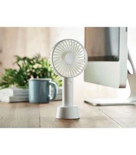 Mini ventilateur portable rechargeable avec support