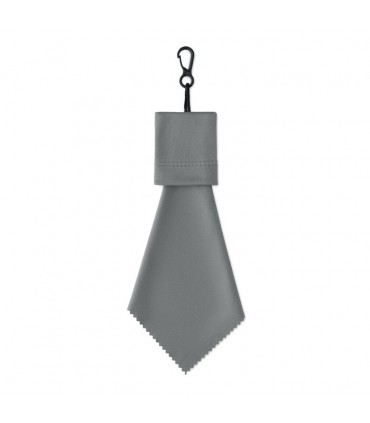 Chiffon de nettoyage en RPET avec pochette personnalisable