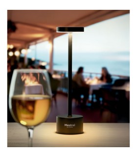 Lampe de table LED en aluminium tactile personnalisable