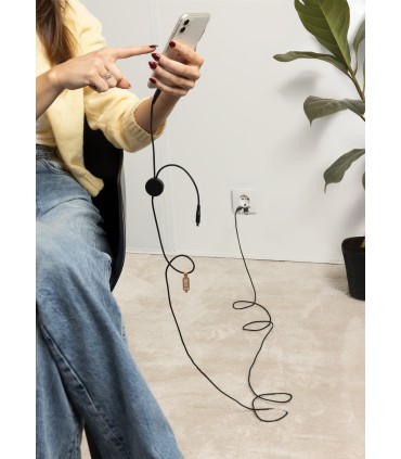 Câble de charge 4 en 1 de 3 m en RPET RCS Terra personnalisable