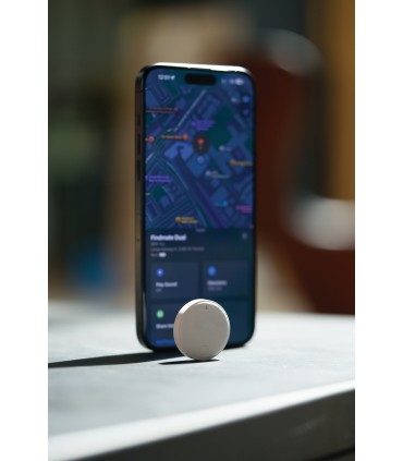 Traceur de clés en plastique recyclé RCS personnalisable compatible Apple et Android