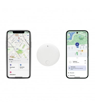 Traceur de clés en plastique recyclé RCS personnalisable compatible Apple et Android