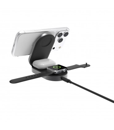 Chargeur sans fil 25W pliable 3 en 1 Quantum personnalisable