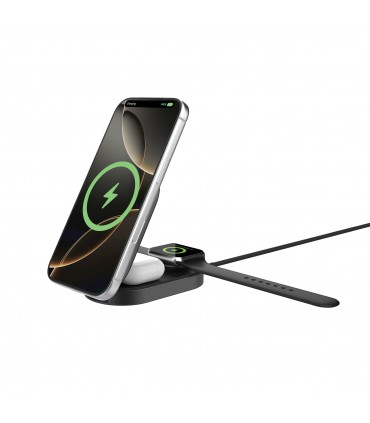 Chargeur sans fil 25W pliable 3 en 1 Quantum personnalisable