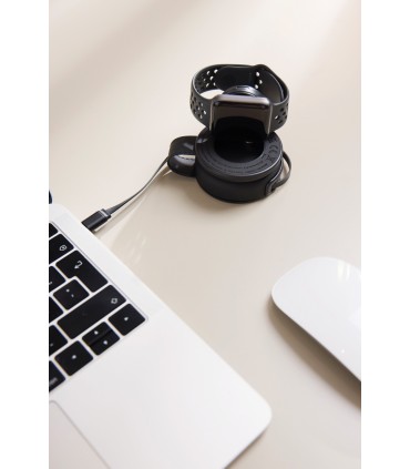 Chargeur de voyage sans fil 2 en 1 VINGA Baltimore RCS personnalisable