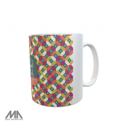 Mug personnalisable 330ml en quadi avec option nominatif