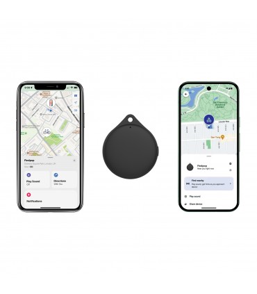 Géolocaliseur personnalisable Findpop Dual en plastique recyclé (IOS Apple - Android)
