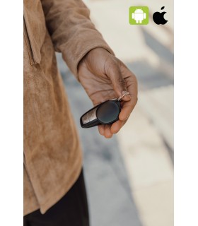 Géolocaliseur personnalisable Findpop Dual en plastique recyclé (IOS Apple - Android)