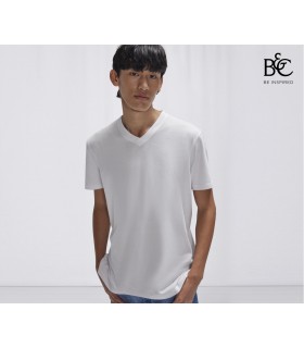 Tee-shirt homme col V 150 éco-responsable