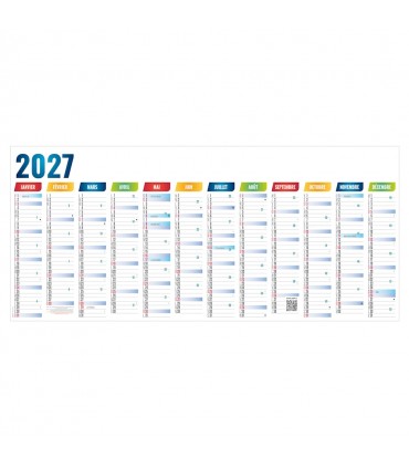 Calendrier géant planning mural effaçable
