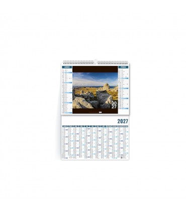 Calendrier illustré - 6 feuillets - 2 formats