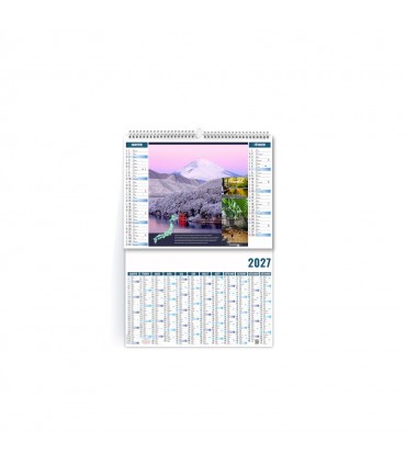 Calendrier illustré - 6 feuillets - 2 formats