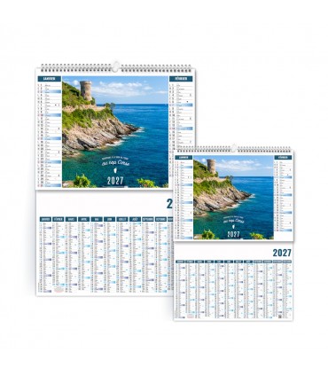Calendrier illustré - 6 feuillets - 2 formats