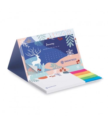 Calendrier chevalet souple + notes