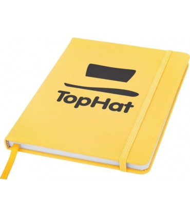 Carnet de notes A5 Spectrum à couverture rigide personnalisable (élastique et signet)